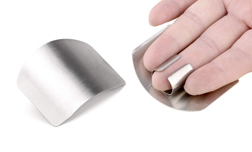 Stainless Steel Finger Protector for Cutting, Chopping & Dicing (1, 2 and 3-Pack)